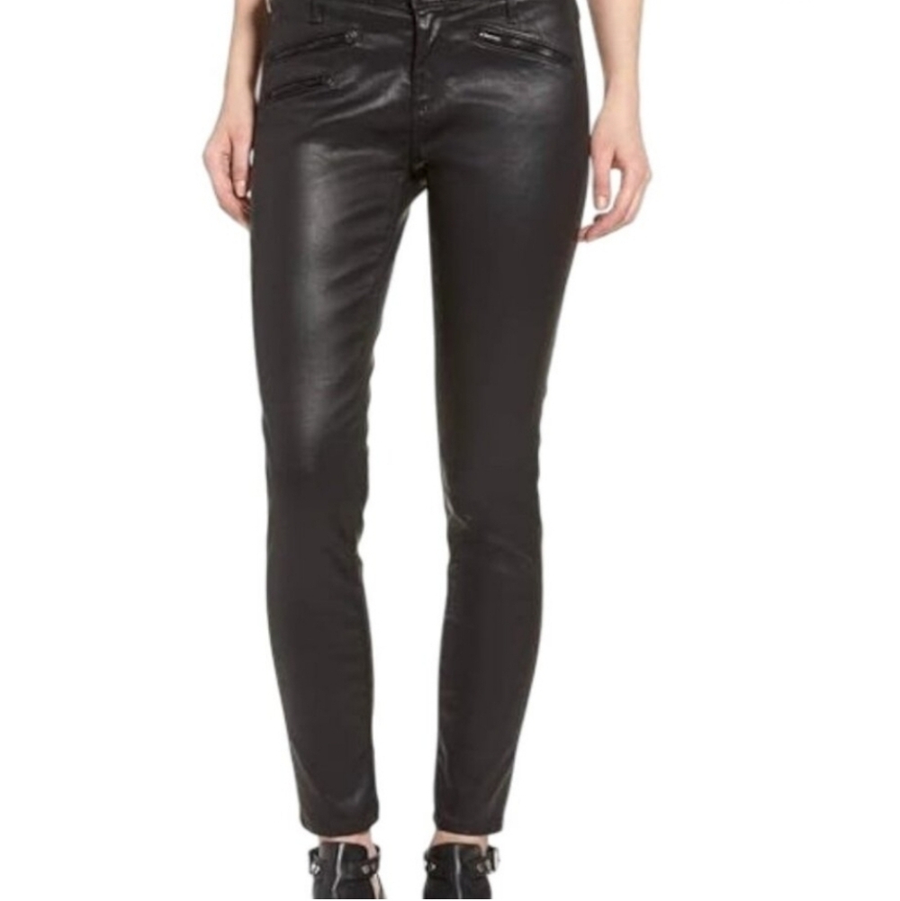 AG The Legging Coated Super Skinny Jeans Cotton